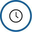 Clock Icon Inside The Circle
